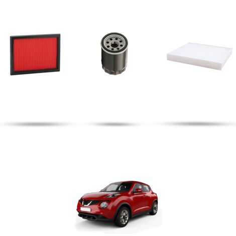 Kit tagliando 3 filtri compatibile con Nissan Juke (F15,F15E) 1.6 CVTC 72kw dal 2014 (1/4)
