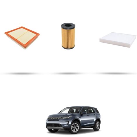 Kit tagliando 3 filtri compatibile con Land Rover Discovery Sport 2.0 Si4 177kw dal 2017