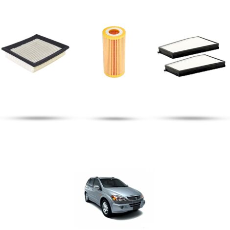 Kit tagliando 3 filtri compatibile con Ssangyong Kyron 2.3 110kw dal 2010 (1/4)