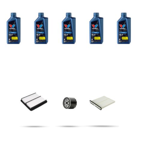 Kit tagliando 3 FILTRI e 5L OLIO compatibile con Mazda 6 (GJ) 2.0 Skyactiv-G 121kw dal 2013 (1/5)