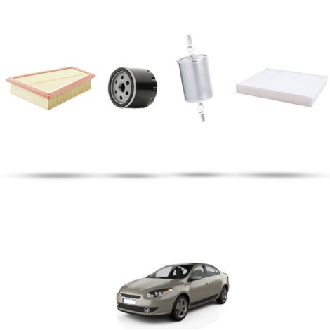 Kit tagliando 4 filtri compatibile con Renault Fluence 1.6 16v 78kw Dal 2010 (1/5)