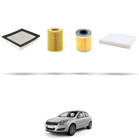 Kit tagliando 4 filtri compatibile con Opel Astra H ,GTC,SW 1.7 CDTI 81kw Dal 2007 (1/5)