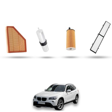 Kit tagliando 4 filtri compatibile con Bmw x1 (E84) 20d 130kw dal 2009 al 2012 (1/5)