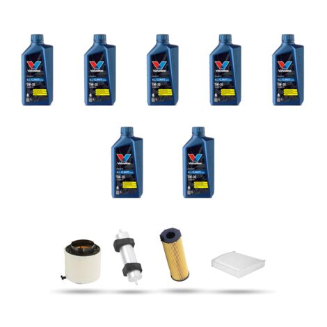 Kit tagliando 4 FILTRI e 7L OLIO compatibile con Audi A5 (8T3,8F7,8TA) 2.7 tdi 120kw dal 2007 (1/5)