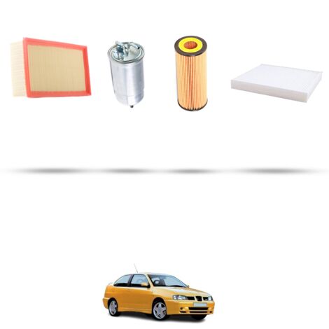 Kit tagliando 4 filtri compatibile con Seat Cordoba II 1.9 SDI 50kw dal 1999 (1/5)
