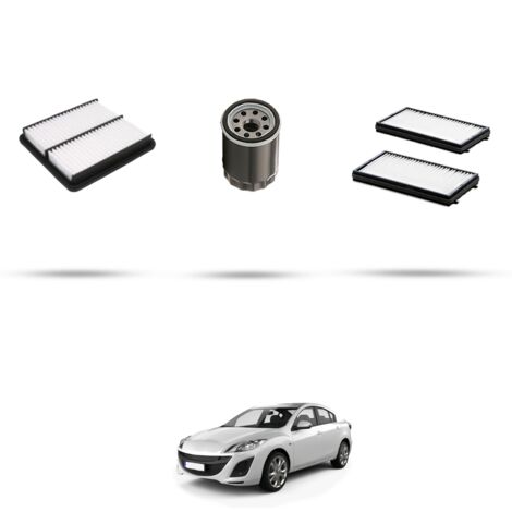 Kit tagliando 3 filtri compatibile con Mazda 3 (BL) 2.3 Turbo 191kw dal 2009 (1/4)