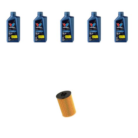 Kit filtro olio e 5L compatibile con Seat Leon III 2.0 TDI 135kw Dal 2012 (1/3)