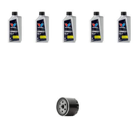 Kit filtro olio e 5L compatibile con Renault Clio II 1.4 16v 70kw Dal 2000 (1/3)