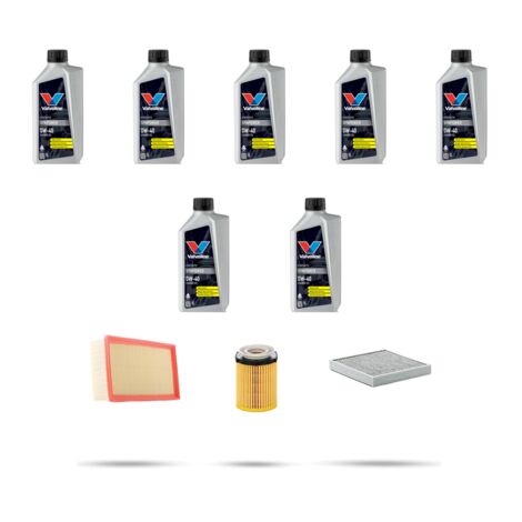 Kit tagliando 3 FILTRI e 7L OLIO compatibile con Mercedes Classe SLC (R172) 300 180kw Dal 2016 (1/5)