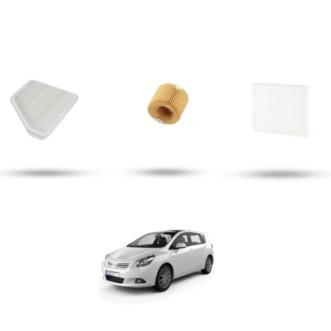 Kit tagliando 3 filtri compatibile con Toyota Verso 2.2 D-4D 110kw Dal 2009 (1/4)