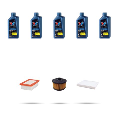Kit tagliando 3 FILTRI e 5L OLIO compatibile con Renault Captur II 1.0 TCe 90 67Kw dal 2020 (1/5)