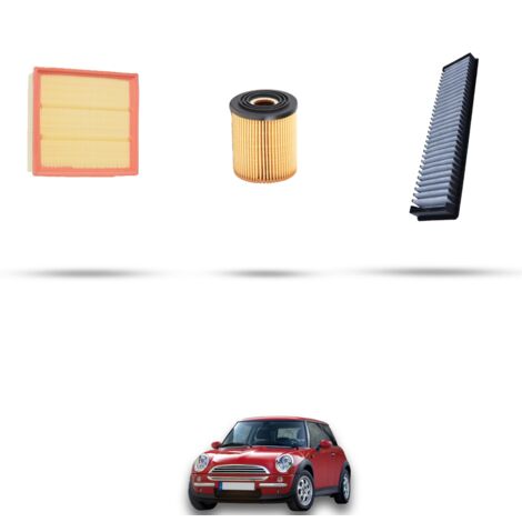 Kit tagliando 3 filtri compatibile con Mini Cooper 1.6 S 125kw dal 2004 (1/4)
