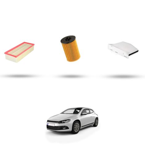 Kit tagliando 3 filtri compatibile con VW Scirocco III (1K8) 2.0 TDI 132kw Dal 2014 (1/4)