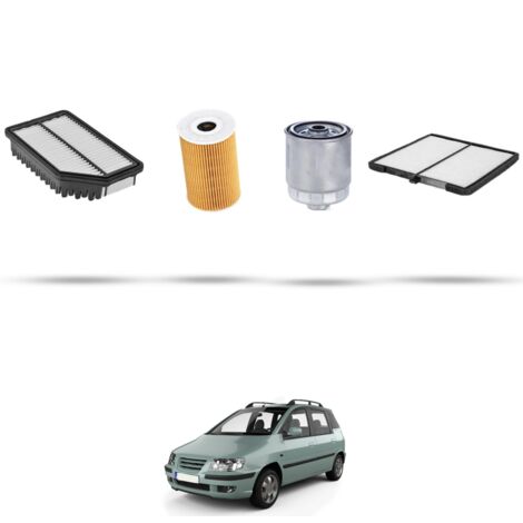 Kit tagliando 4 filtri compatibile con Hyundai Matrix 1.5 CRDi 60kw dal 2001 (1/5)