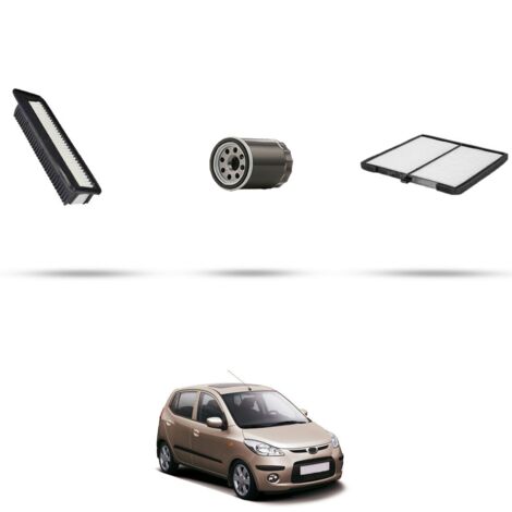 Kit tagliando 3 filtri compatibile con Hyundai i10 1.2 LPG 57kw dal 2010 (1/4)