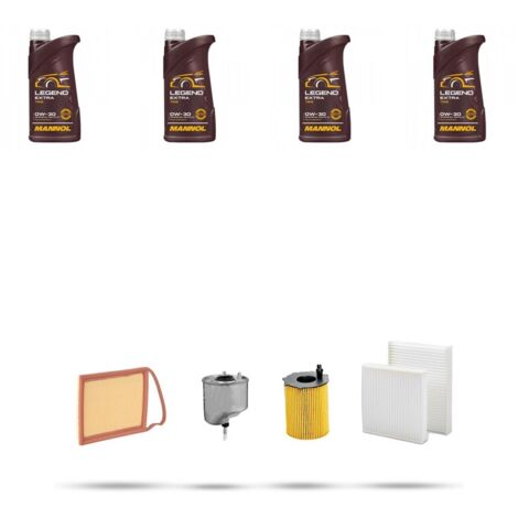 Kit tagliando 4 FILTRI e 4L OLIO compatibile con Citroen Ds3 1.6 Hdi Fap 68kw dal 2010 (1/5)