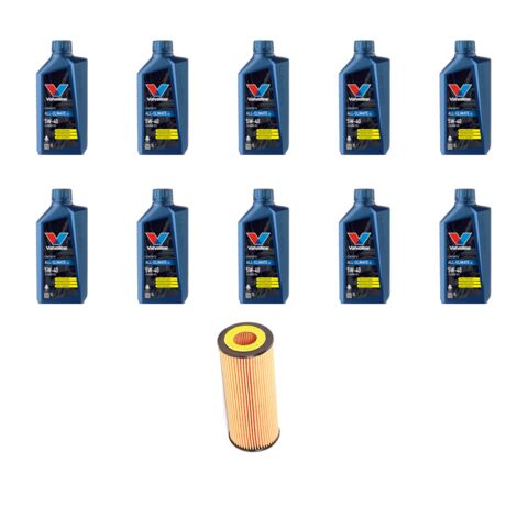 Kit filtro olio e 10L compatibile con Mercedes Classe S (W220) 400 CDI 184kw Dal 2000 (1/3)