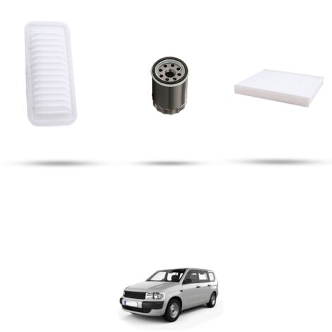 Kit tagliando 3 filtri compatibile con Toyota Probox 1.3 VVTi 64kw Dal 2002 (1/4)