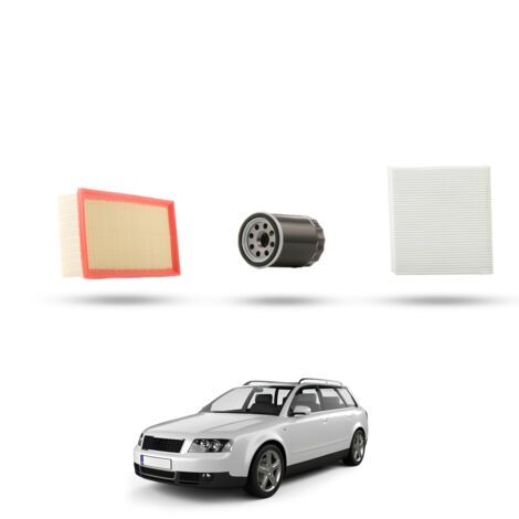 Kit Tagliando 3 filtri compatibile con Audi A4 (B6,B7) 2.0 FSI 110kw dal 2002 al 2005 (1/4)