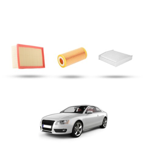 Kit Tagliando 3 filtri compatibile con Audi A5 (8T3,8F7,8TA) 1.8 tfsi 130kw dal 2015 (1/4)