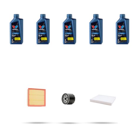 Kit tagliando 3 FILTRI e 5L OLIO compatibile con Opel Astra H ,GTC,SW 2.0 16v Turbo 147kw Dal 2004 (1/5)