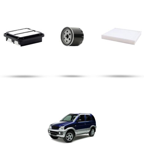 Kit tagliando 3 filtri compatibile con Daihatsu Terios 1.3 61kw dal 1997 (1/4)