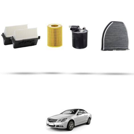 Kit tagliando 4 filtri compatibile con Mercedes E Coupe Cabrio (A207,C207) 350 CDI 195kw dal 2011 (1/5)