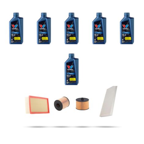 Kit tagliando 4 FILTRI e 6L OLIO compatibile con Fiat Ulysse II 2.0 Multijet 100kw dal 2006 al 2011 (1/5)
