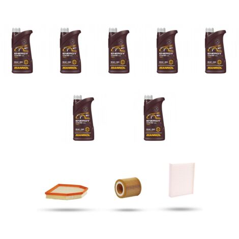 Kit tagliando 4 FILTRI e 7L OLIO compatibile con Bmw serie 4 (F32, F33, F36, F82) M4 317kw dal 2014 (1/4)