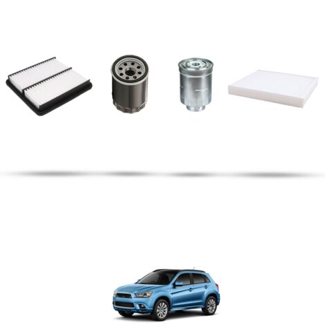 Kit tagliando 4 filtri compatibile con Mitsubshi ASX (GA7W) 1.8 DI-D 85kw Dal 2010 (1/5)