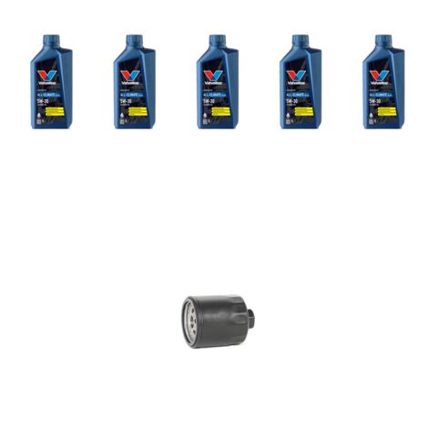 Kit filtro olio e 5L compatibile con Vw Golf IV (1j1 1j5) 1.6 75kw Dal 2000 al 2006 (1/3)