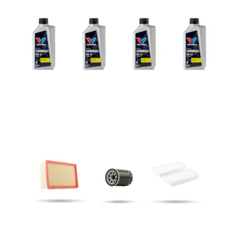 Kit tagliando 3 FILTRI e 4L OLIO compatibile con Citroen C-Elysee 1.2 vti 60kw dal 2014 (1/5)