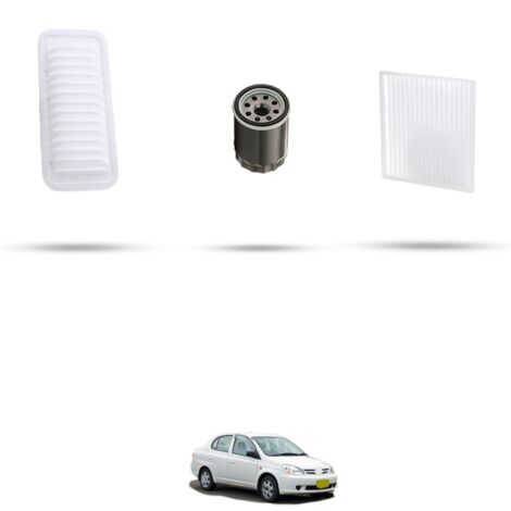 Kit tagliando 3 filtri compatibile con Toyota Echo 1.5 81kw dal 1999 (1/4)