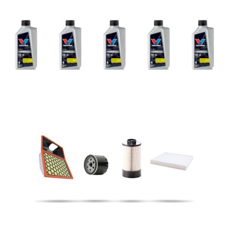Kit tagliando 4 FILTRI e 5L OLIO compatibile con Iveco Daily VI 33S 16 2.3 E6 115KW dal 2016 (1/5)