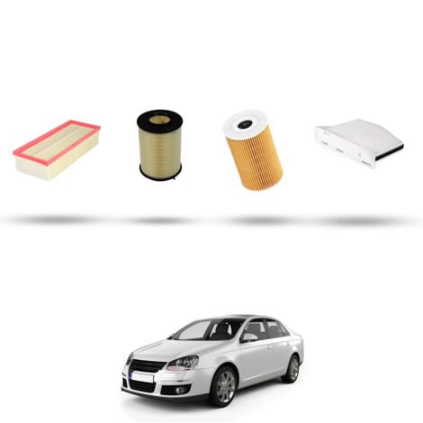 Kit tagliando 4 filtri compatibile con Vw JETTA III (1k2) 1.6 TDI 77kw Dal 2009 al 2010 (1/5)