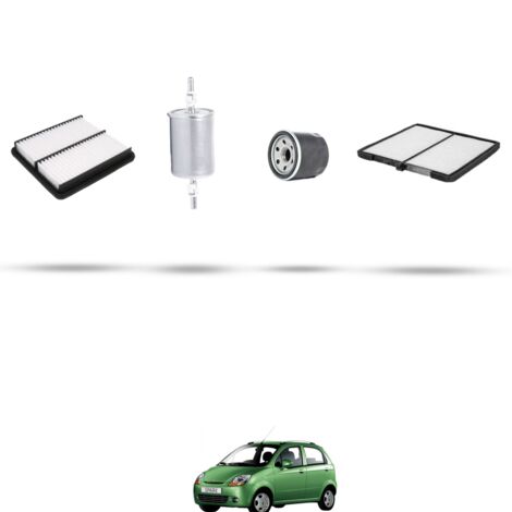 Kit tagliando 4 filtri compatibile con Chevrolet Spark 1.0 46kw dal 2005 (1/4)