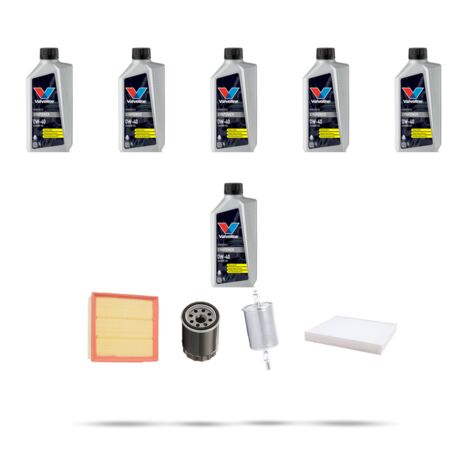 Kit tagliando 4 FILTRI e 6L OLIO compatibile con Renault Clio II 3.0 v6 187kw Dal 2002 (1/5)