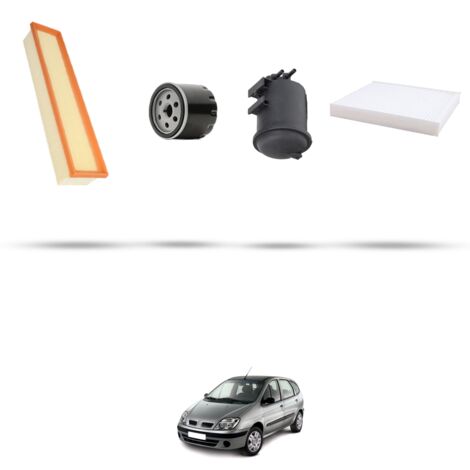 Kit tagliando 4 filtri compatibile con Renault Scenic I 1.9 dci 75kw Dal 2000 (1/5)