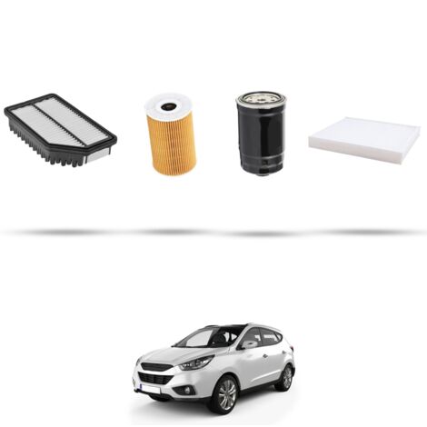 Kit tagliando 4 filtri compatibile con Hyundai Ix35 1.7 crdi 85kw dal 2010 (1/5)