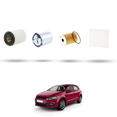 Kit tagliando 4 filtri compatibile con Vw POLO V (6R,6C) 1.2 TDI 55kw Dal 2010 (1/5)
