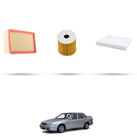 Kit tagliando 3 filtri compatibile con Volvo S70 2.0 20V T5 176kw dal 1997 (1/4)