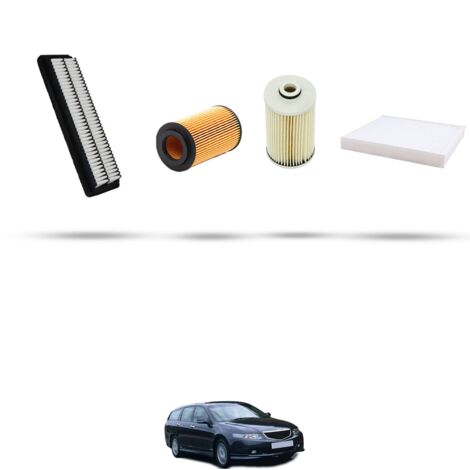 Kit tagliando 4 filtri compatibile con Honda Accord VII 2.2 110kw dal 2008 (1/5)