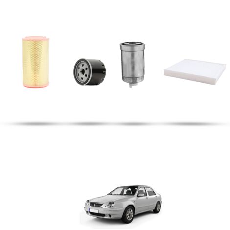 Kit tagliando 4 filtri compatibile con Lancia Lybra 2.4 JTD 110kw dal 2002 (1/5)