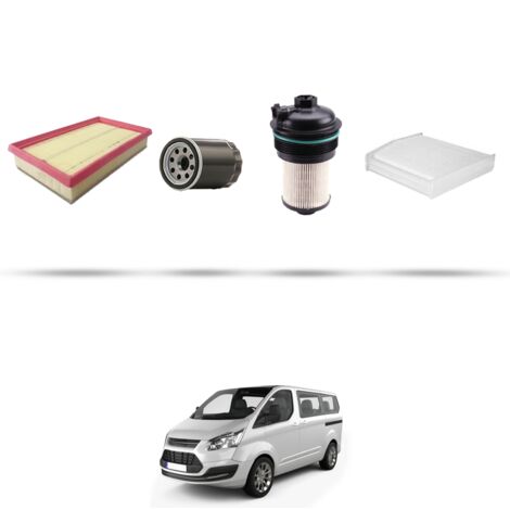 Kit tagliando 4 filtri compatibile con Ford Tourneo Custom 2.0 TDCi EcoBlue 77kw dal 2016 (1/5)