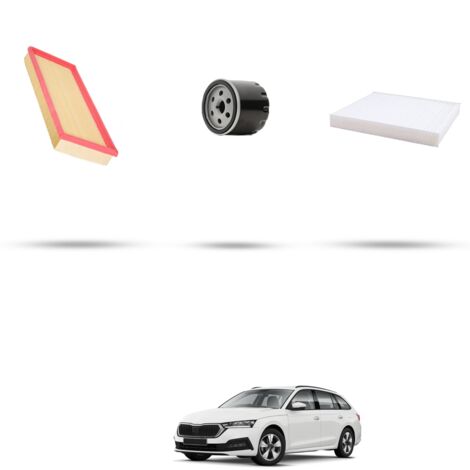 Kit tagliando 3 filtri compatibile con Skoda Octavia IV 1.5 TSI 110kw Dal 2019 (1/4)