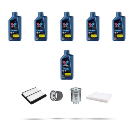 Kit tagliando 4 FILTRI e 6L OLIO compatibile con Mazda 6 (GH) 2.2 CD 92kw dal 2009 (1/5)