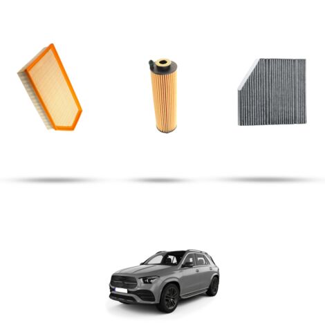 Kit tagliando 3 filtri compatibile con Mercedes Classe GLE (W167) 450 270kw Dal 2018 (1/4)