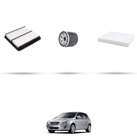Kit tagliando 3 filtri compatibile con Kia Cee D (ED) 1.4 LPG 64kw dal 2011 (1/4)