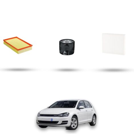 Kit tagliando 3 filtri compatibile con Vw Golf VII (5G1/BA5) 1.5 TSI 110kw Dal 2017 (1/4)