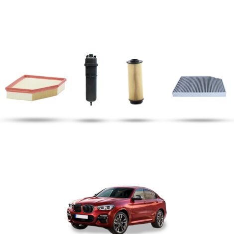 Kit tagliando 4 filtri compatibile con Bmw x4 (G02,F98) 30dx 183kw dal 2018 (1/5)